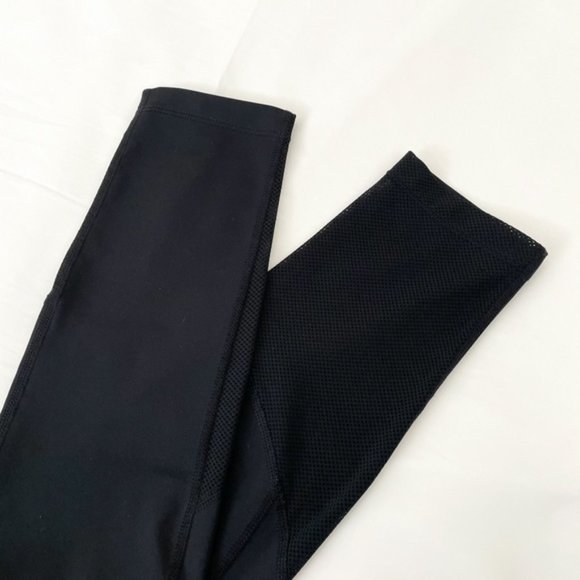 Nike Dri Fit Leggings with Drawstring Mesh Running Legging - Picture 5 of 8